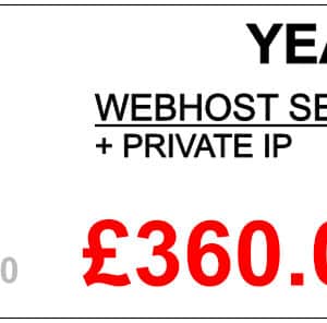 2 Years Ultimate Webhost Subscription + Private IP Address (SAVE £40)